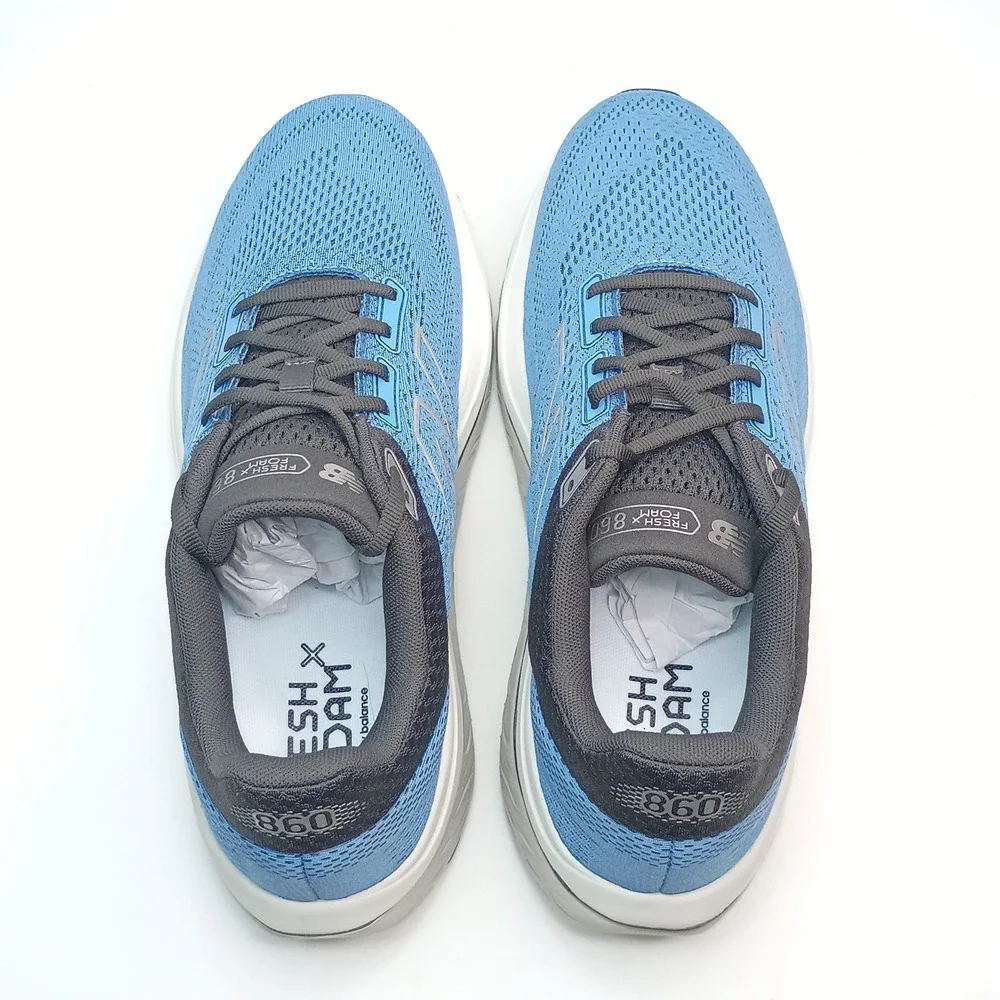New‎ Balance Fresh Foam X 860 v14 Running Shoes Men Size 10 Blue Mesh Sneakers